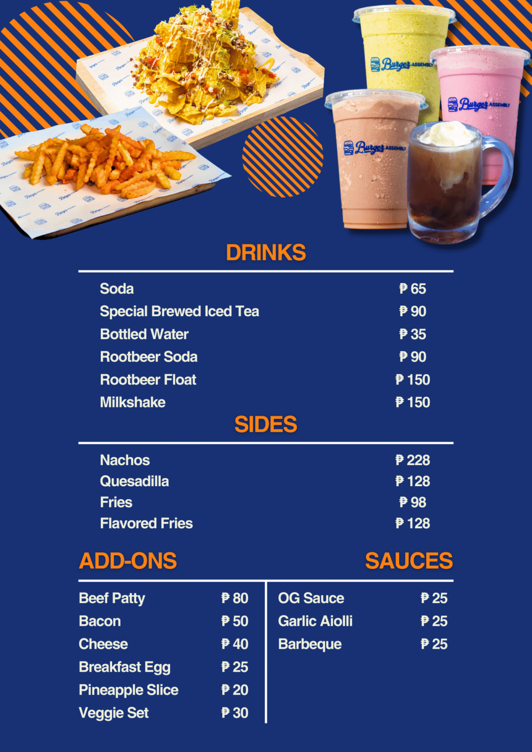 Less Mess Burger Menu Menu